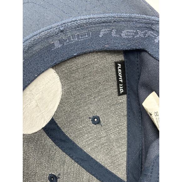 Travis Matthew Snapback 110 One Ten FlexFit Spell Out Hat Cap Blue - Picture 9 of 12